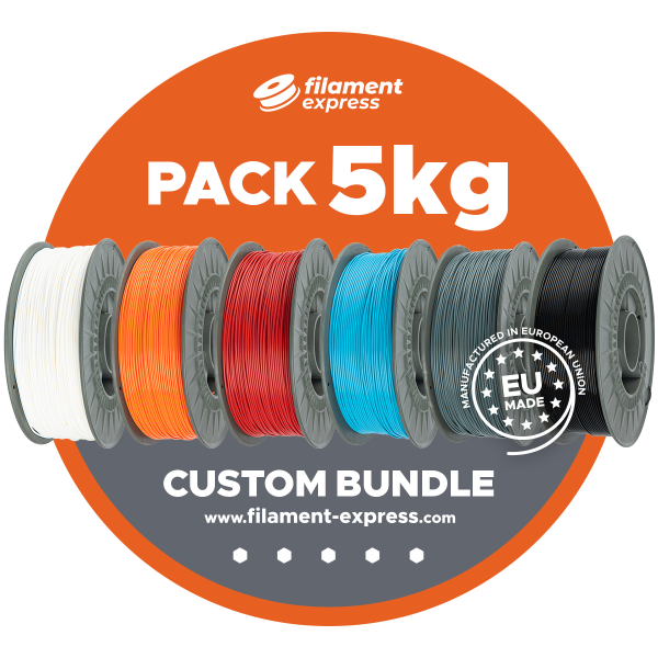 ABS Filament 5 kg Bundle | 5x 1.75mm - 1kg